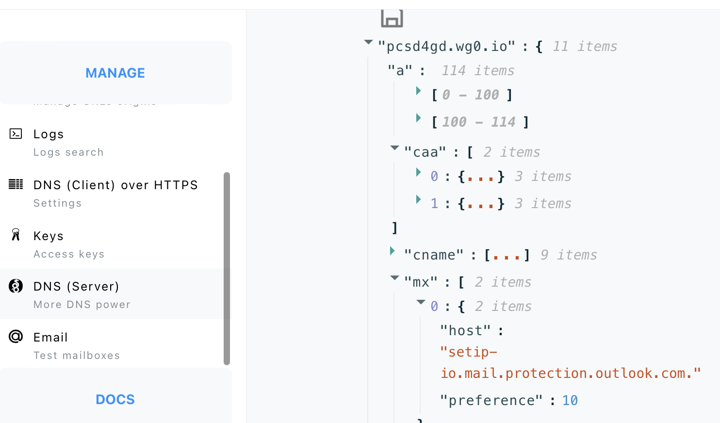 DNS Editing